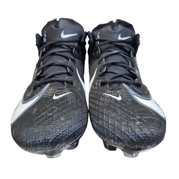 Men\'s Size 15 Nike‎ Vapor Edge Elite 360 2 Football Cleats Black White Sports main image 7